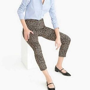 J Crew Winnie Leopard/Cheetah Print Pants